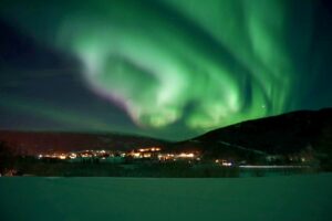 Nordlys over Bjerka