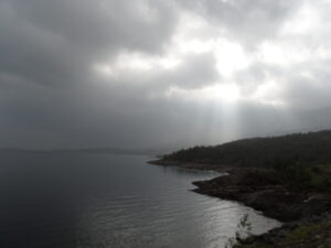 Lavt skydekke over Tustervatn
